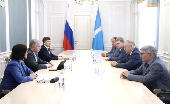 Губернатор Русских провёл встречу с Президентом Торгово-промышленной палаты РФ Катыриным